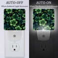 thumbnail image 2 of St. Patrick's Day LED Square Night Lights - Energy Efficient Plug-in Wall Lamp with Auto Sensor, Soft Glow Illumination - for Bedroom, Nursery, Bathroom - Set of 2, White, 2 of 6