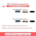 thumbnail image 2 of DIY Modification Accessory MicroUSB to Type-C Adapter for Old Electronic Products with Reversible Type-C Charging and USB 2.0 Data Transfer, 2 of 6