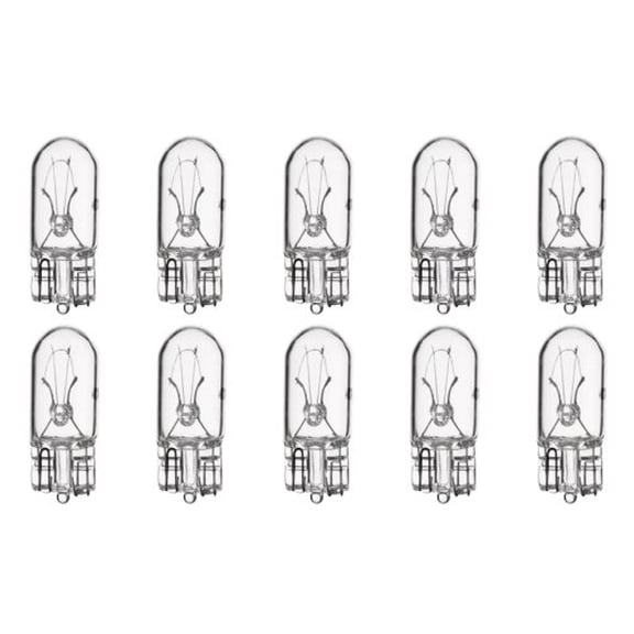 CEC Industries #2845 Bulbs, 24 V, 5 W, W2.1x9.5d Base, T-3.25 shape (Box of 10)