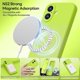thumbnail image 2 of Funda de Silicona Premium, compatible con MagSafe, a Prueba de Golpes, para iPhone 17 6.3", Verde Fluorescente, 2 of 7