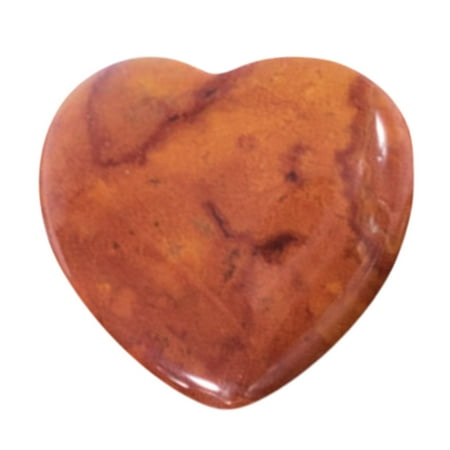 

Fdelink Stone Product 20mmX20mmX6mm Natural Crystal Love Ornament Gift Non-Porous Peach Heart Eye Stone Heart-Shaped Pink Crystal Stone Desktop Ornament