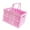 Pink, variant on Almencla Storage Crate Foldable Basket Milk Crate for Camping Spring Outing Household Pink