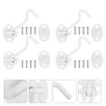 4pcs Heavy Duty Lock Hook and Eye Latch Solid Stainless Steel Thicken