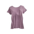 thumbnail image 3 of Olyvenn Nursing Cami Tank Tops for Breastfeeding Women with Built in Bra Sleeveless V Neck Camisole Soft Comfy Pregnant Shirts Purple 8, 3 of 8