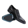 thumbnail image 4 of Santimon Black Dress Shoes for Men Pointed Toe Lace-up Derby Shoes Cowhide Leather Formal Shoes US 7.5, 4 of 8