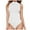 White, variant on Siilsaa Women's Mock Turtle Neck Sleeveless Bodysuit Sexy Tank Tops Sharp Collection White,M