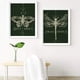 thumbnail image 2 of Póster de pintura impresa con patrón de insectos sin marco, decoración de estilo moderno, imágenes de suministros para el hogar para sala de estar y dormitorio, 2 uds. Inevent HA010850-00, 2 of 7
