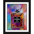 thumbnail image 2 of Stephen Chambers 25x32 Black Ornate Wood Framed With Double Matting Wall Art Titled - Perfume, 2 of 6
