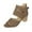 Khaki, variant on Jsaierl Womens Chunky Heel Sandals Dressy Summer Peep Toe Sandals Comfortable Hollow Out Sandals Trendy Breathable Sandal Size 7.5
