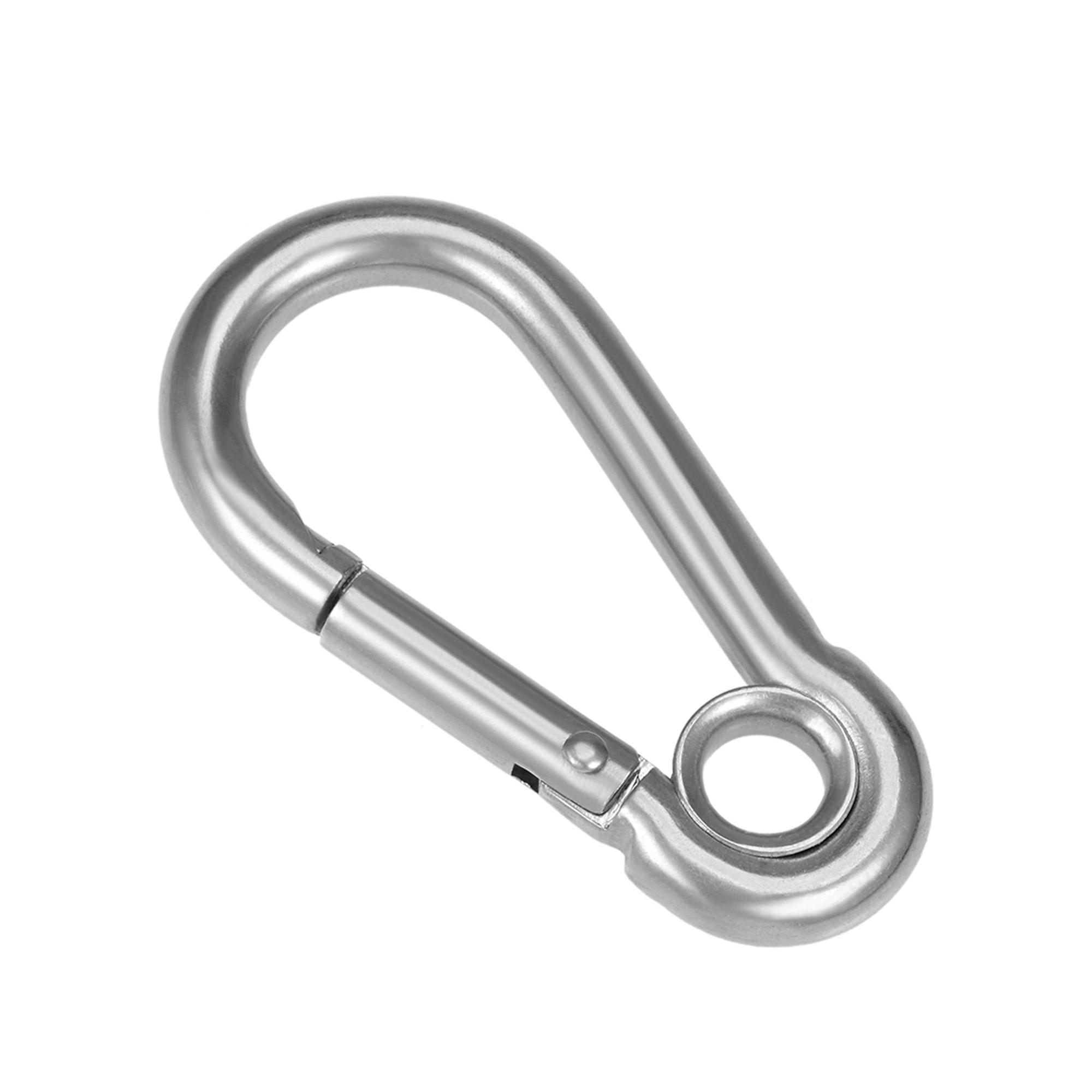 Carabiner Snap Hook, 3.52"/89.45mm 304 Stainless Steel Keychain