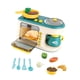 thumbnail image 1 of Juego de cocina con microondas, juguetes de cocina, regalo de aprendizaje, juego de cocina de alimentos Verde, 1 of 9