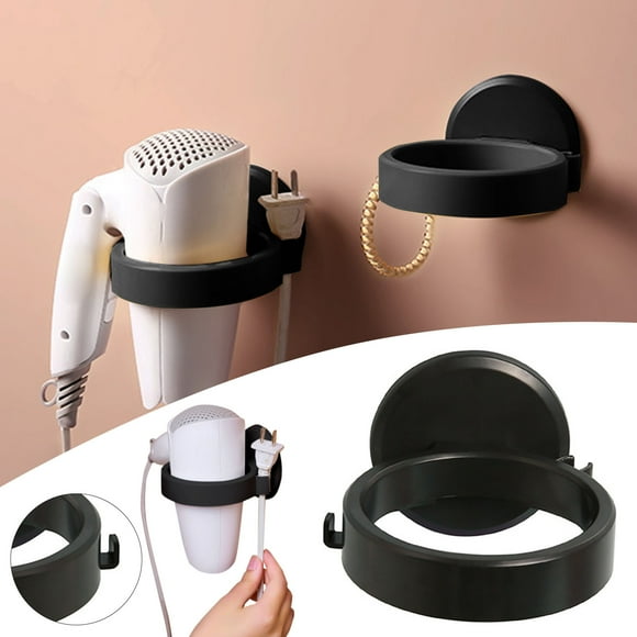 Boreal Craft Bathroom Hair Dryer Bracket Hair Care Tool Bracket Wall Bracket Hair Dryer Shelf Bathroom Bathroom Toilet Storage Wall Bracket Plate Storage Rack Small Stainless Dish Drainer Latest