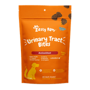 Zesty Paws Urinary Tract Cranberry Bites for Dogs, Chicken Flavor, 60 Count, for Kidney & Urinary Health