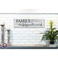 thumbnail image 2 of LifeSong Milestones Inspirational Modern Wooden Wall Hanging Family Plaque 22.5x6 - Where Life Begins, 2 of 8