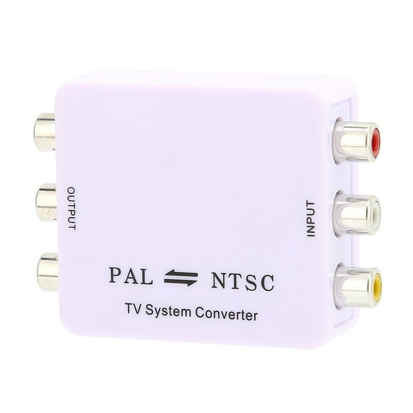 Digital Audio Video Converter, Practical NTSC PAL Mutual Converter Safe Flexible For Recorders For VCRs For DVD Players For Camcorders For Video Monitors