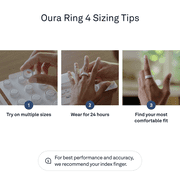 Oura Ring 4 Sizing Kit, Size Before You Buy & Receive Credit for Purchase