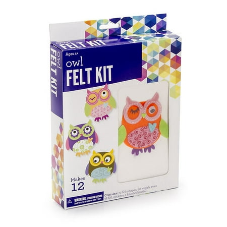 Darice Felt Owl Kit, 1 Each