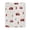 Red Fire Trucks Pattern, variant on 50x60 inch Crystal Fleece & Arctic Fleece Blanket Soft Bed Throws for Home or Camping Arranged Orange Hearts