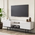 thumbnail image 3 of MinimaDecor Colosseo 63" L, TV Stand for Up to 70" TVs, Wood, Black & White Finish, 3 of 7