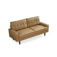 thumbnail image 5 of Uspridefurniture Acire 69.3" Faux Leather Cushion Back Sofa, Camel, 5 of 5