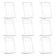 thumbnail image 1 of 9 piezas transparente de letrero acrílico Menú Menú de restaurantes Pantalla de calma transparente, 1 of 8