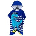 thumbnail image 3 of Kids Bathrobes Hooded Towels, Uccdo Baby Boys Girls Cartoon Hooded Wraps Beach Pool Bath Towel Poncho, 23"x47", 2-7 Years, 3 of 7
