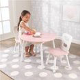 thumbnail image 3 of KidKraft Ensemble Table Ronde et 2 Chaises Blanc/rose, 3 of 5