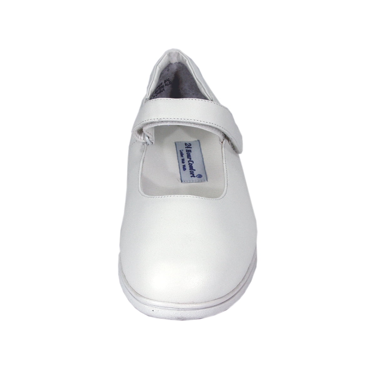 24 HOUR COMFORT Lilian Wide Width Comfort Shoes For Work and Casual Attire WHITE 11