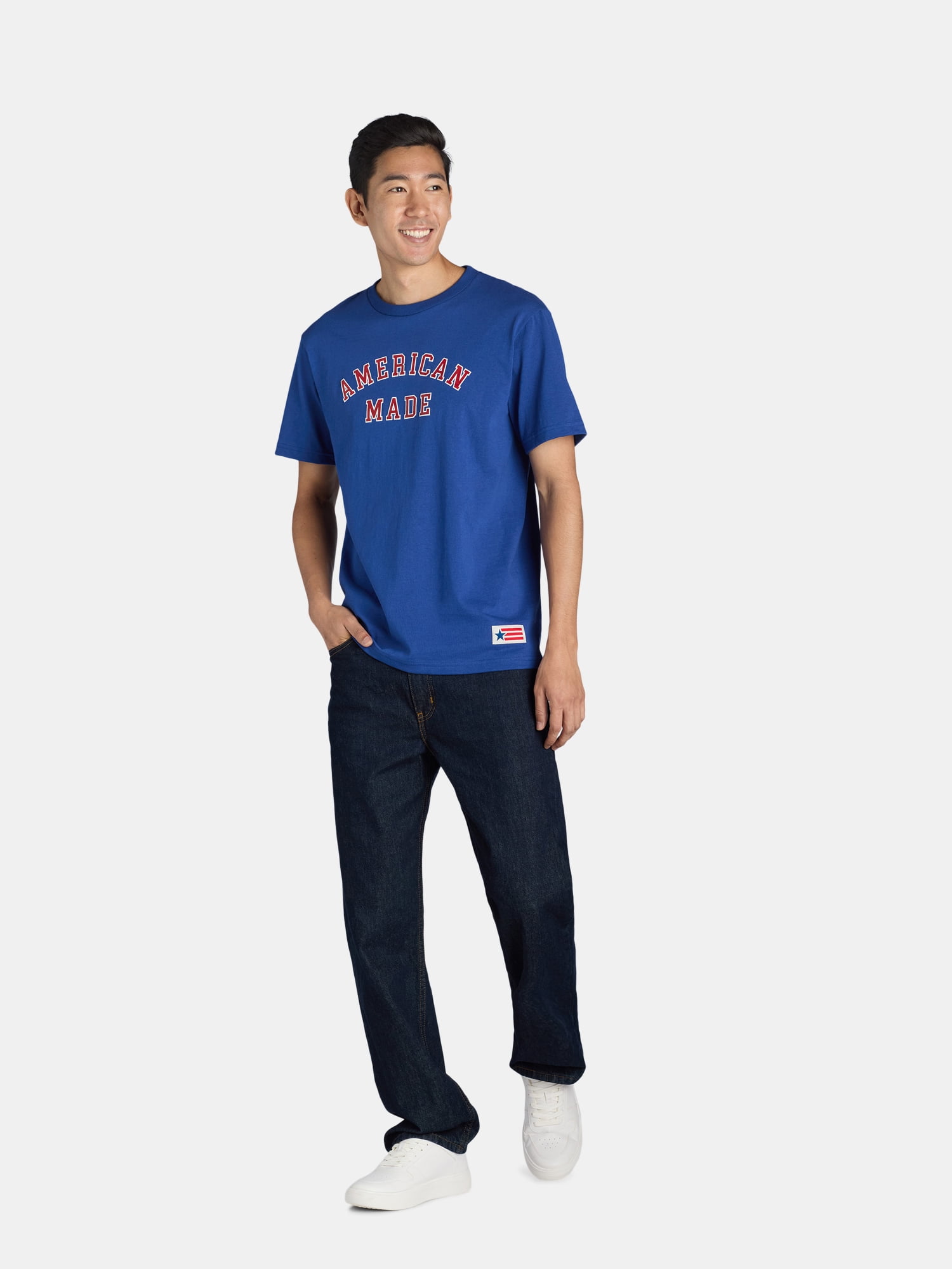 American Giant Unisex USA Tee Shirt, Men's Sizes XS-3XL