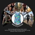 thumbnail image 7 of Susaid Color Dachshund Dog Print Men's Sleeveless Workout Running Tank Top Dry Fit Athletic Gym Sports Swim Beach Muscle Bodybuilding Shirts-Large, 7 of 7