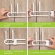 thumbnail image 3 of Muyoka Cerradura de gabinete a prueba de bebés 6 piezas Cerradura de seguridad para bebés en forma de U Cerradura de gabinete deslizante ajustable a prueba de niños Sin perforación Cerradura de seguri Muyoka Hogar, 3 of 7