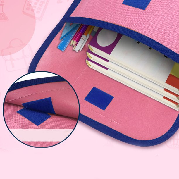 BESTYASH Bolsa Tote Para Libros Y Documentos En Nylon Rosa Con Práctico Y Gran Capacidad