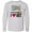 AC-Heather Grey, variant on Inktastic Painting I Love Art Long Sleeve Youth T-Shirt