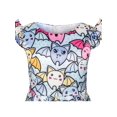 thumbnail image 4 of Robe Fille Halloween Costume Imprimé Chauve-Souris Robe Dessin Animé 5 Ans, 4 of 7