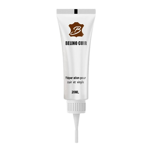 Crema colorante para cuero, multiusos, reparador de arañazos de cuero, portátil. Blanco