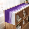 thumbnail image 6 of Table Runners 90 Inches Long Dress Scarves, Purple Waves Farmhouse Coffee/Dining/Kitchen Table Runner for Living Room, Ombre Abstract Art Gradient Modern 13x90 Inch, 6 of 9
