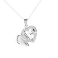 thumbnail image 2 of Dicksons 73-4871P My First Communion Heart Locket, Silver Tone, 16 Inch, Plated Metal, Women's Everyday Necklace,, 2 of 3