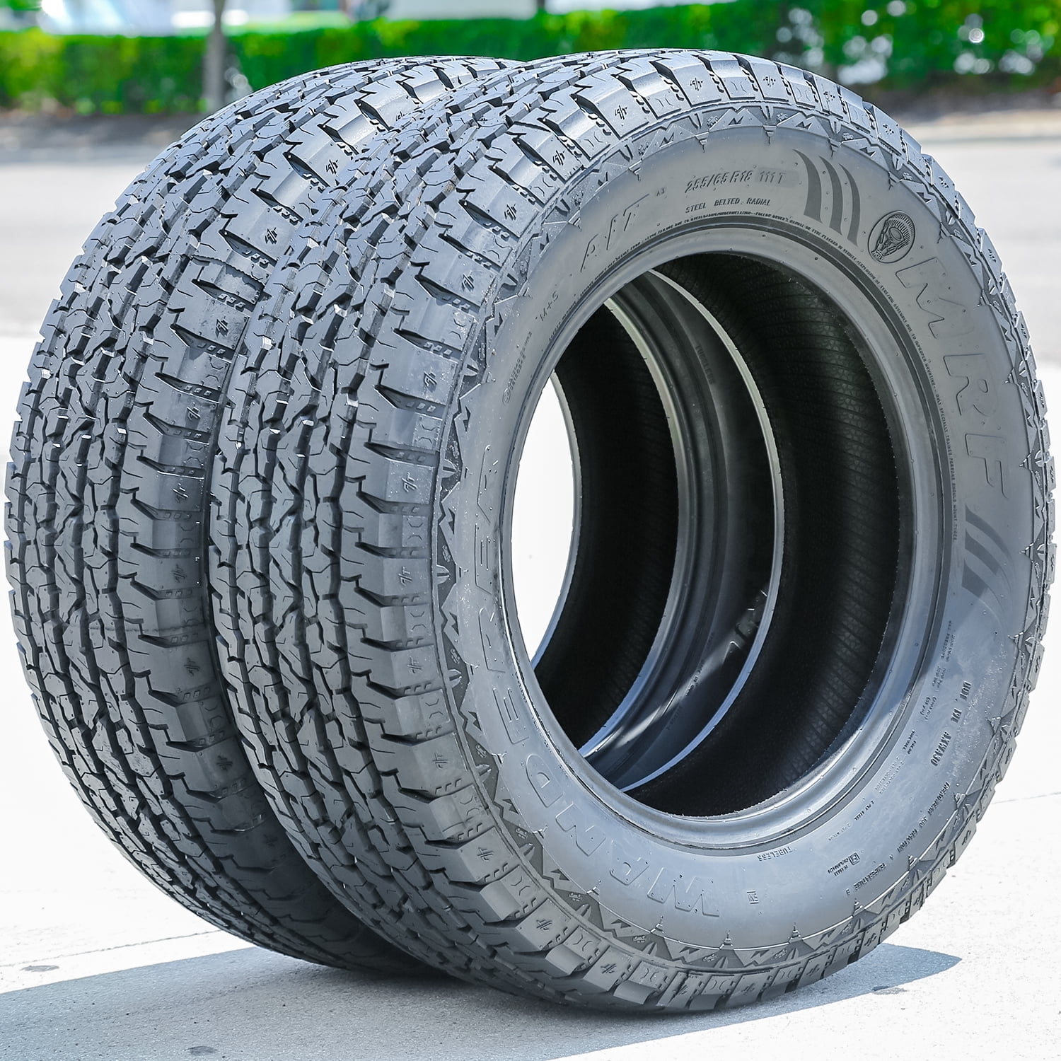 MRF Wanderer A/T A3 Tire, All Terrain, All Season, 255/65R18 111T