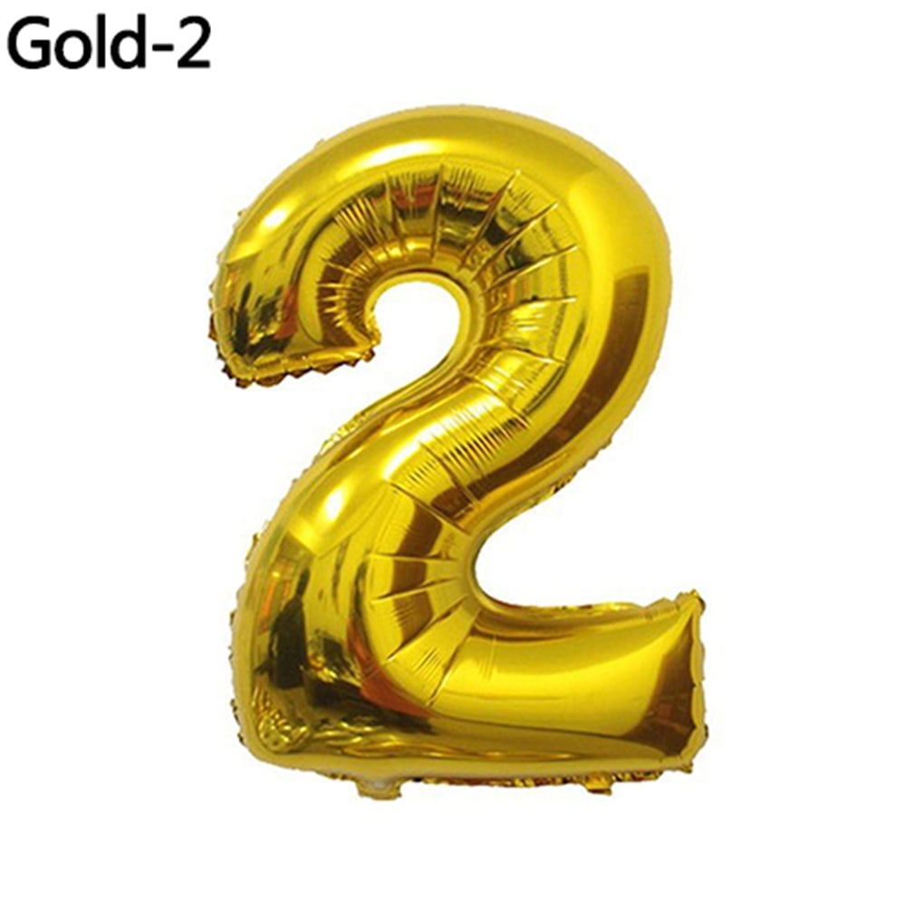 16" 40" Foil Letter Number Balloons Helium Party Birthday Wedding Festival Decor 