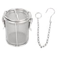 thumbnail image 3 of Stainless Steel Spice Seasoning Strainer Spice Filter Tea Strainer with Extended Chain Hook Fine Mesh for Home Kitchen S, 3 of 19