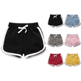 thumbnail image 2 of Zecgelong Girls Running Shorts Elastic Waist Drawstring Wide Leg Athletic Shorts for 2-24 Years, 2 of 6