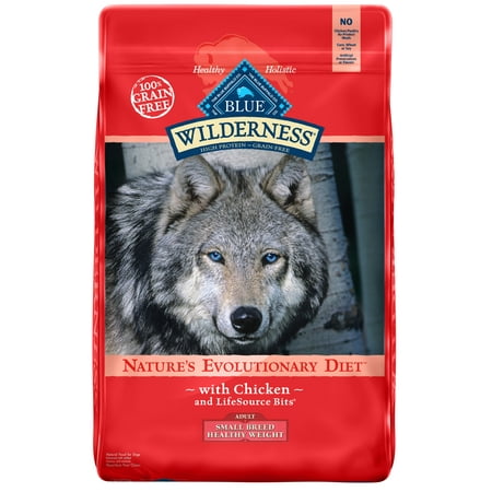Blue Buffalo Wilderness High Protein Grain Free, Natural Adult Small Breed Healthy Weight Dry Dog Food, Chicken (Best Way To Gain Healthy Weight)