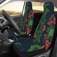 thumbnail image 3 of XMXT 2Pcs Car Seat Cover Decor Protector, Jungle Forest Fern Print Front Seat Covers for Cars SUVs, Universal Fit, 3 of 9