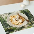 thumbnail image 6 of Pratyus Trees Rocks Linen Cloth Dining Table Placemats Set of 4, Ideal for Birthday Parties, Christmas, Restaurants, Buffets & Home Decoration 18x12in, 6 of 8
