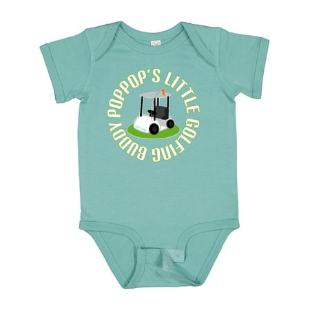 

Inktastic PopPop Little Golf Buddy Gift Baby Boy Bodysuit