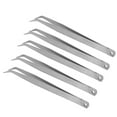 thumbnail image 2 of 5 pinzas de costura curvas de acero inoxidable con punta fina para alisar superficies, ligeras, accesorios para máquinas de coser., 2 of 14