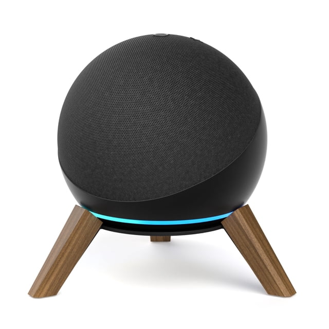 Soporte de escritorio para trípode de madera Echo Dot de 4.ª y 5.ª generación, paquete de 1