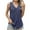 Navy, variant on AherBiu Tank Tops for Women V Neck Ruched Loose Summer Casual Camisole Tshirts Sleeveless Tunic Tops to Wear with Leggings