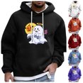 thumbnail image 6 of Mens Hoodies Winter Zip up Hoodie Men Mens Medium Sweatshirt Lightweight Pullover Hoodie Hooded Sweatshirt Warm Men's Halloween Hooded Blue XXL, 6 of 6