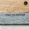 thumbnail image 3 of Jaipur Art And Craft Reversible Handmade Jute Area Rug Indoor Out Door Carpet Home Décor Entryway Rug (10x10 Sq Ft), 3 of 5